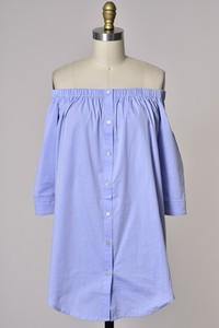 Chambray Tunic - HOT SUGAR BOUTIQUE