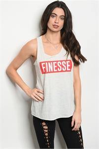 Finesse Graphic Tank - HOTSUGARBOUTIQUE