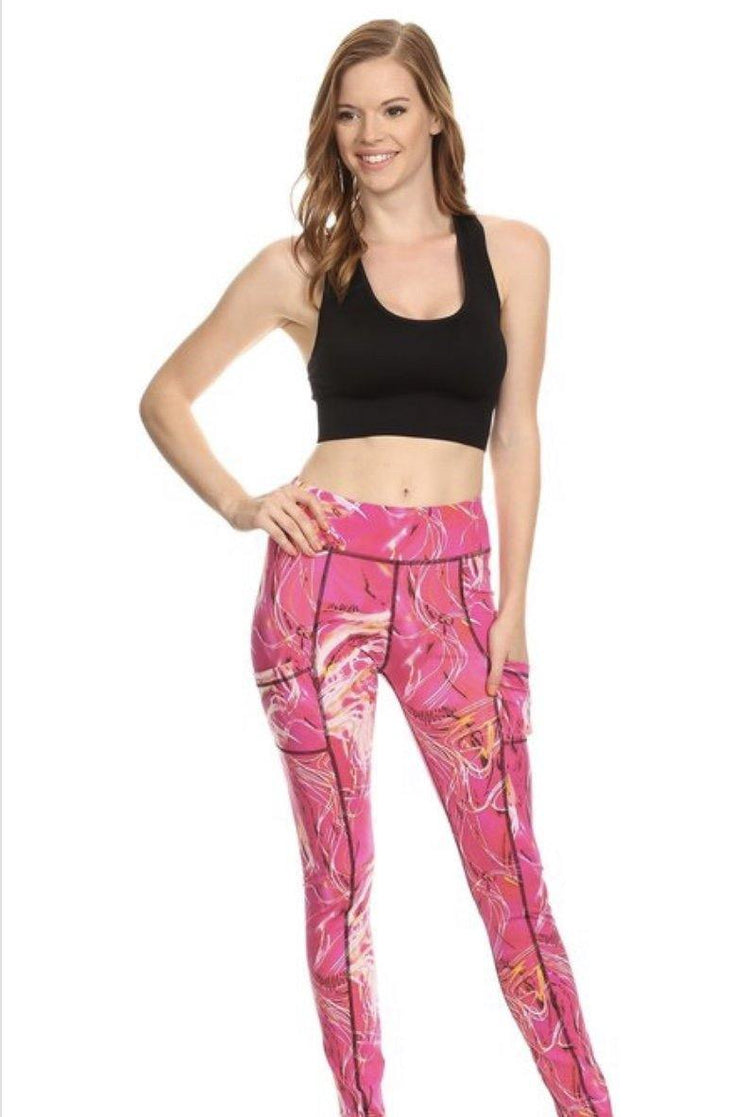 Fuchsia Workout Pant - HOT SUGAR BOUTIQUE