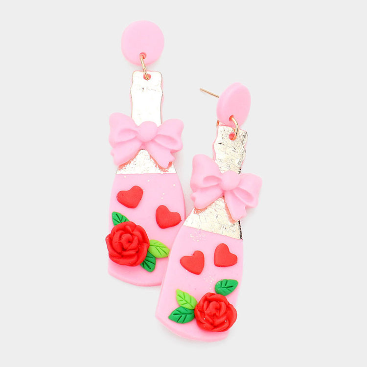 Love Potion Champagne Earrings