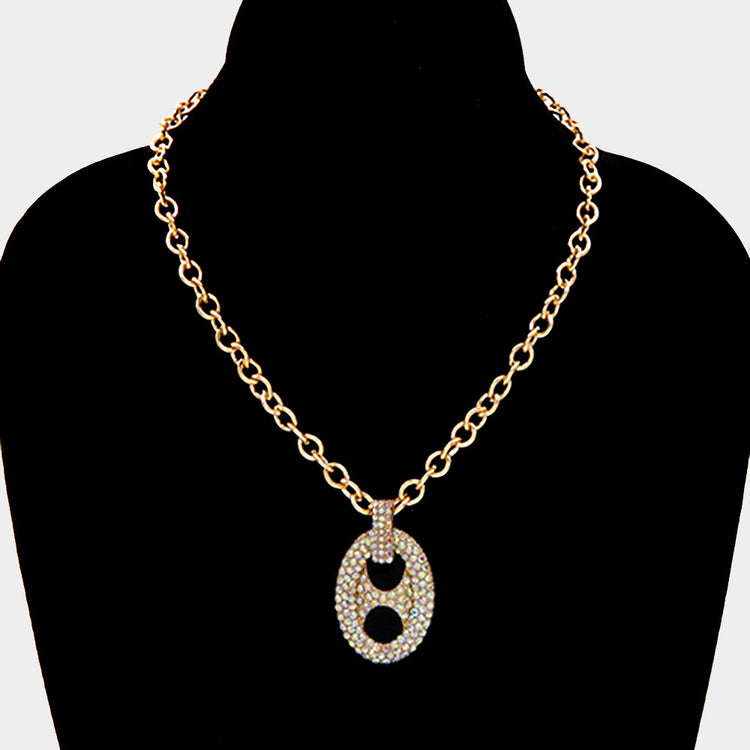 So Over It Necklace- Gold