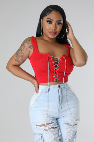 Paint it Red Top