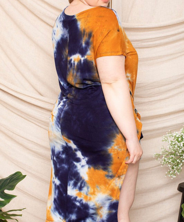 Curvy Tie Dye Tunic