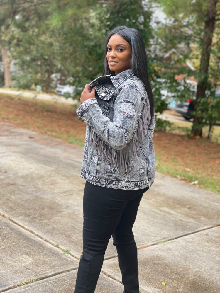 Fringe Out Denim Jacket