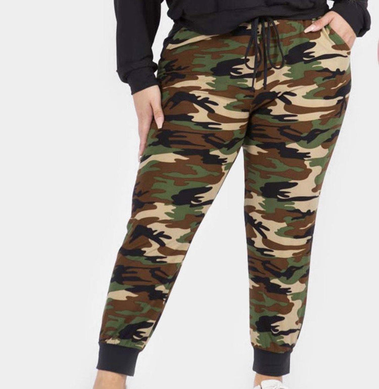 Camo Joggers - HOT SUGAR BOUTIQUE