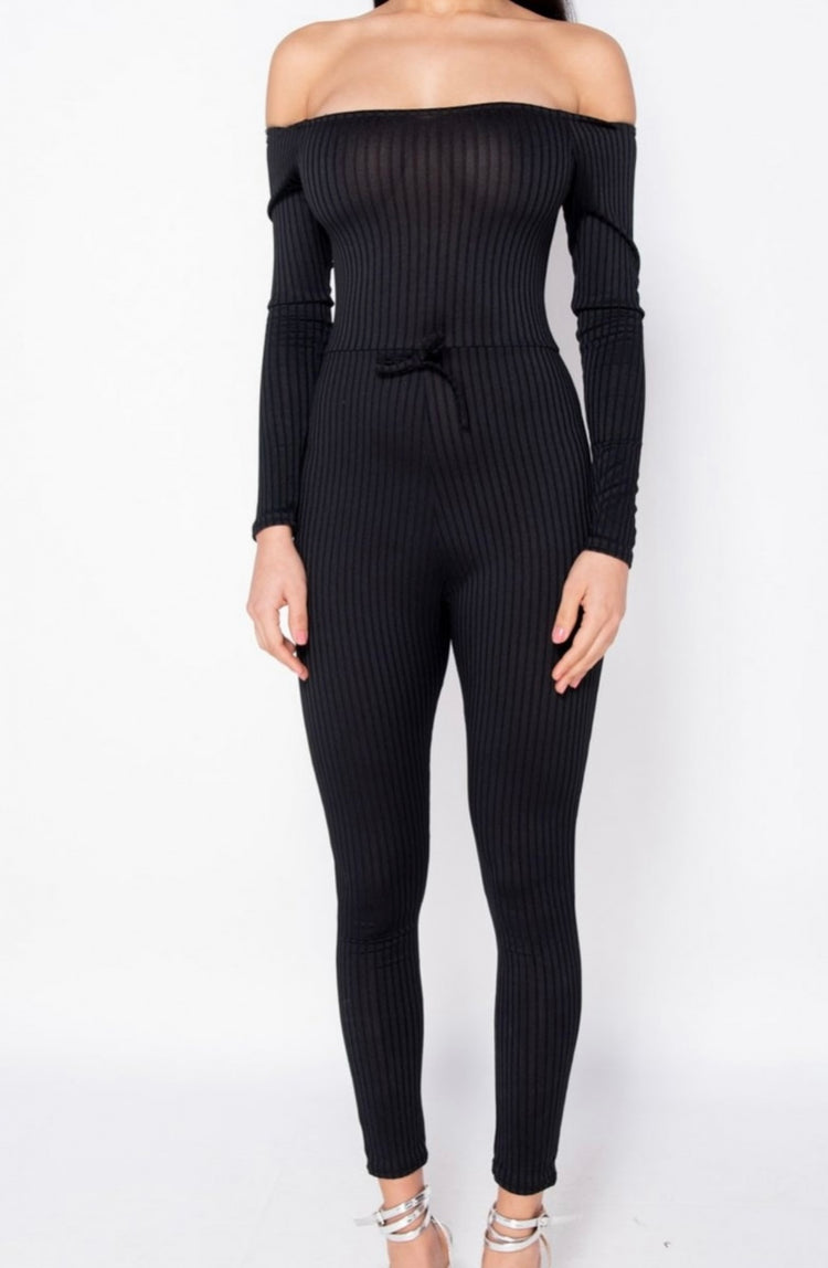 Hot Sugar Ribbed Jumpsuit