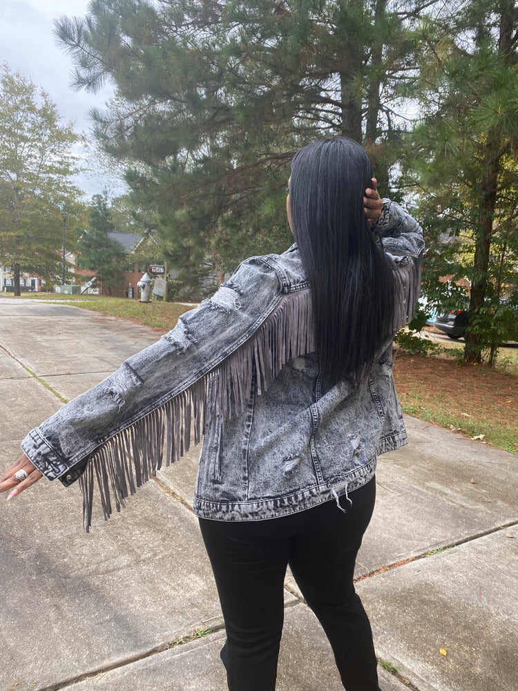 Fringe Out Denim Jacket