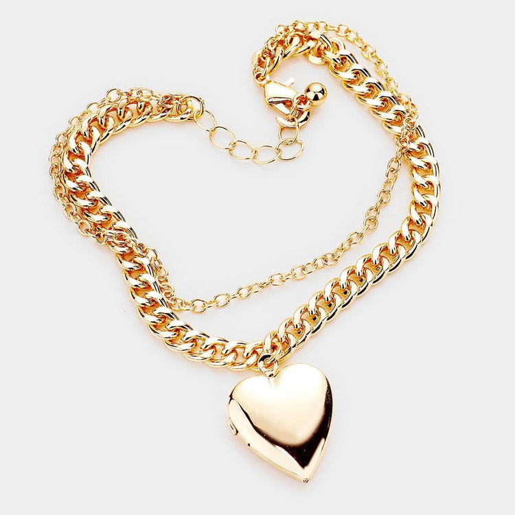 Locket Bracelet- Gold - HOT SUGAR BOUTIQUE