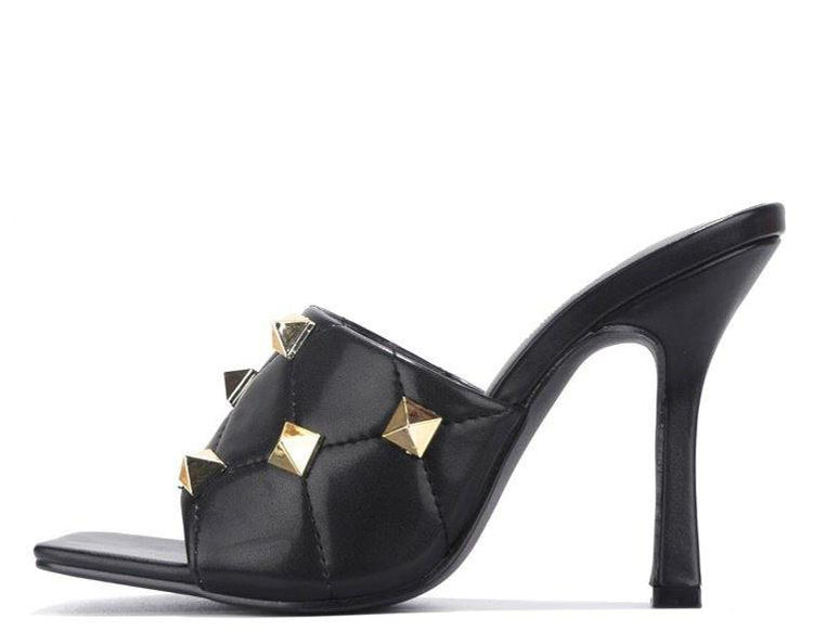 Studded Heels