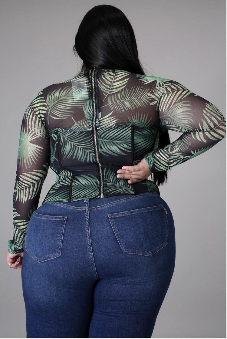 Fall In Line Blouse - HOT SUGAR BOUTIQUE