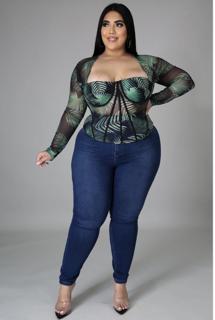Fall In Line Blouse - HOT SUGAR BOUTIQUE