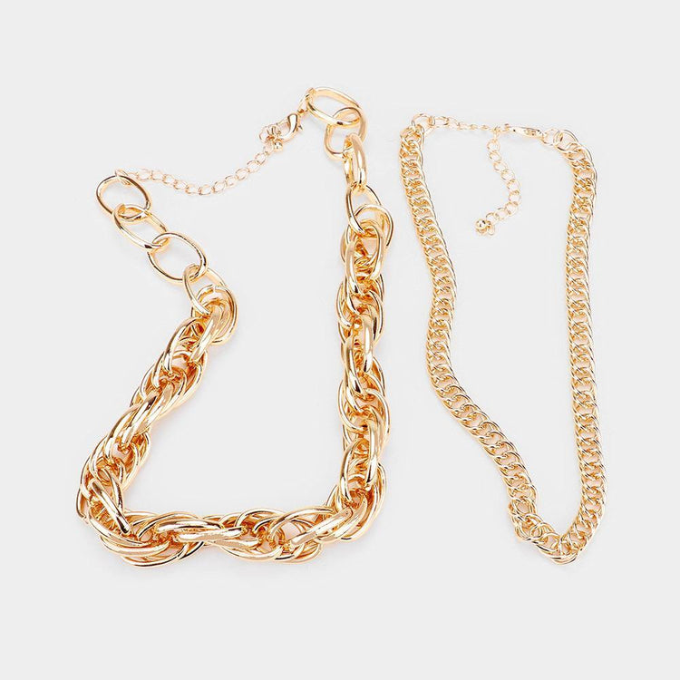Link Up Necklace Set - HOT SUGAR BOUTIQUE
