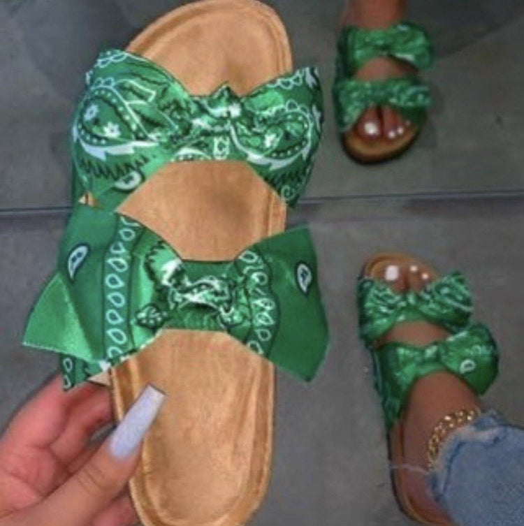Bow Knot Beach Slipper - HOT SUGAR BOUTIQUE