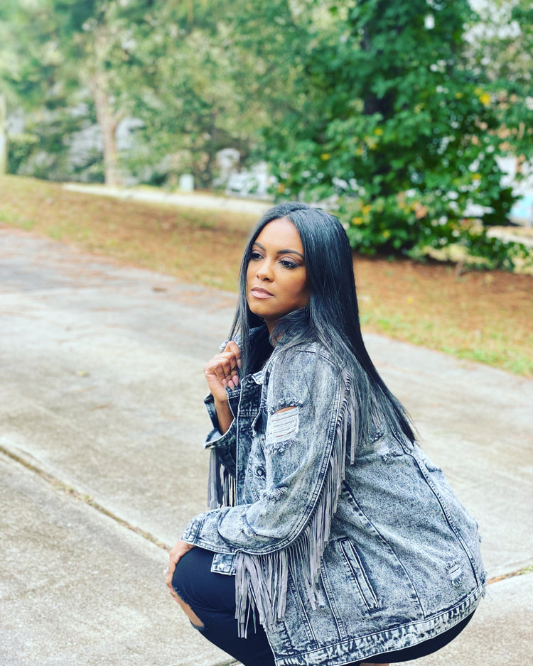 Fringe Out Denim Jacket