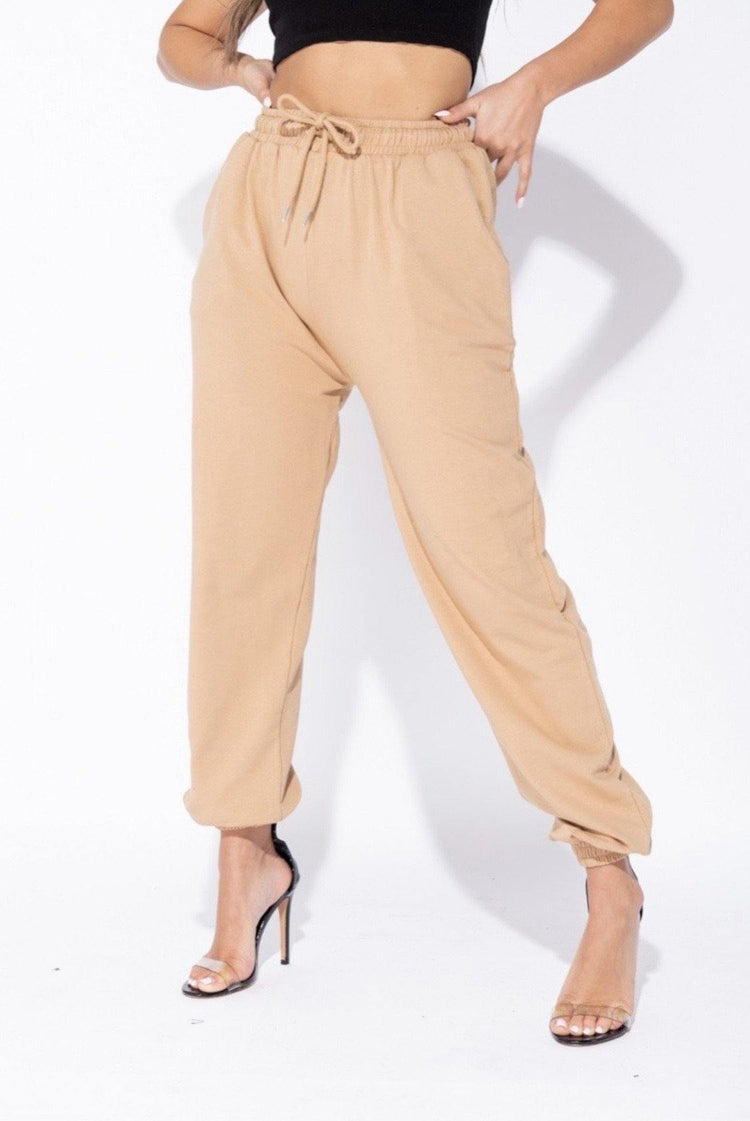 Chicago Jogger - Tan - HOT SUGAR BOUTIQUE