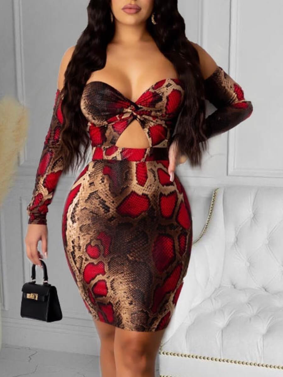 Red Hot Dress - HOT SUGAR BOUTIQUE