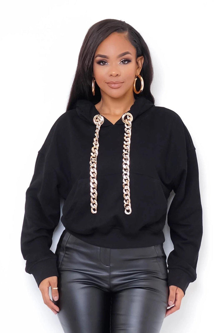 Pull My Heart Chains Hoodie - HOT SUGAR BOUTIQUE